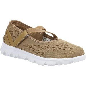 Propet Womens Travelactiv Mary Jane Flats Honey Gold Smooth NEW US 5.5 M